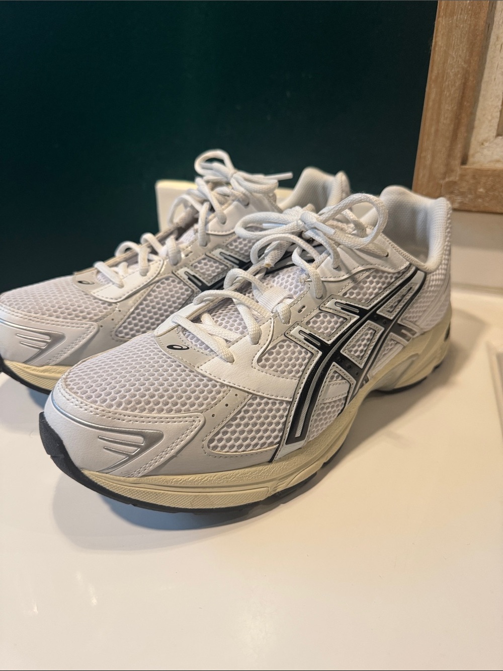 ASICS Gel-1130 White Athletic Running Shoes Size 12